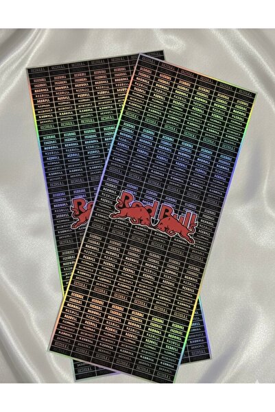 sahmeran oto aksesuar oto sticker Kapı Direk Kaplama Folyosu hologram REDBULL...