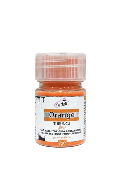 Dr. Gusto Yağ Bazlı Toz Gıda Boyası Turuncu 7 g – Çikolata, Ganaj ve Yağlı Ka...