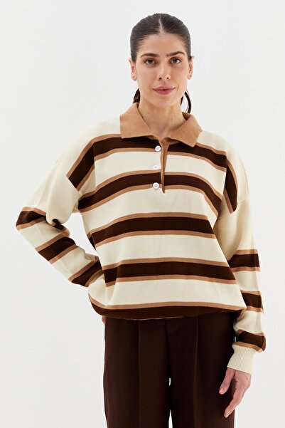 Shopping Shop Polo neck knitwear sweater ecru