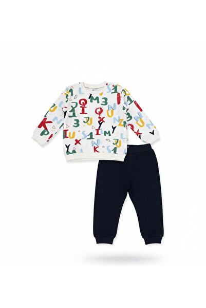 BOBBY JR KİDSWEAR Printed Baby Children's Set