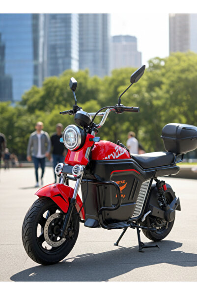 niyazi Electric scooter for adults with a powerful lithium battery, NFC activation, front lights, and tubeless tires.