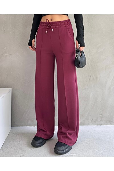 modapark.ist Women's Elastic Waist Modal Trousers