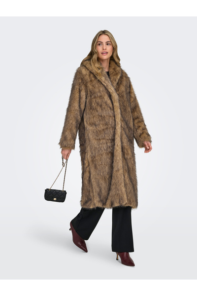 ONLY Women's Onldawn Life Long Faux Fur Coat Otw O15352794-4817798