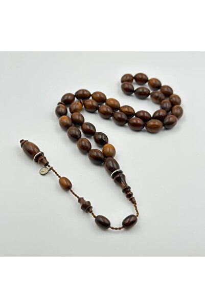 Bülbül Tesbih Şükrü BABA Usta İşçilikli Gümüş Halka Detaylı Yalan Ağacı Tespih