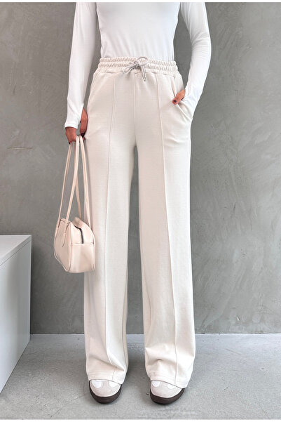 modapark.ist Women's Elastic Waist Modal Trousers