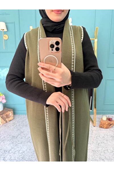 Nissra Ατσάλινο γιλέκο Ankanoor Çoban με κέντημα διπλό πέτο ANKA2518205