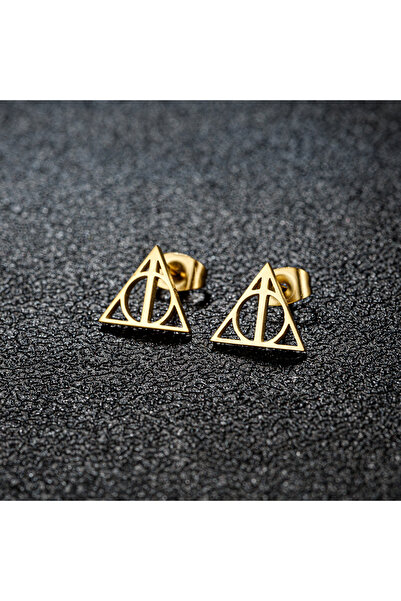 Choice GED305G زوج واحد من أقراط الأذن المثلثة البسيطة للنساء مجوهرات الأفلام...