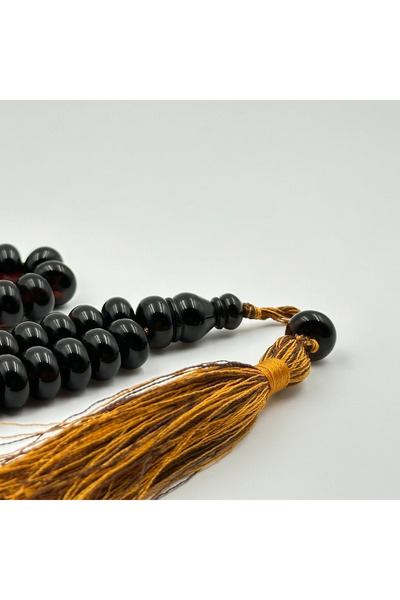 Bülbül Tesbih Fosilli Polonya Damla Kehribar Özel Model Usta Yapımı Koleksiyo...