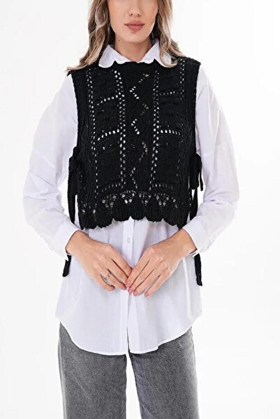 hipatu سترة بومبوم ذات حزام (1660)