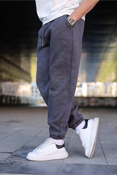 Madmext Smoked Batik Patterned Jogger Sweatpants E6582