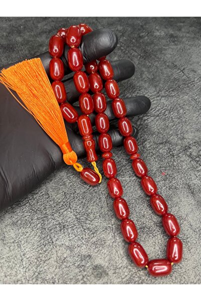 Mos Tespih Large Size Rope Tasseled High End Tightening Amber Prayer Beads