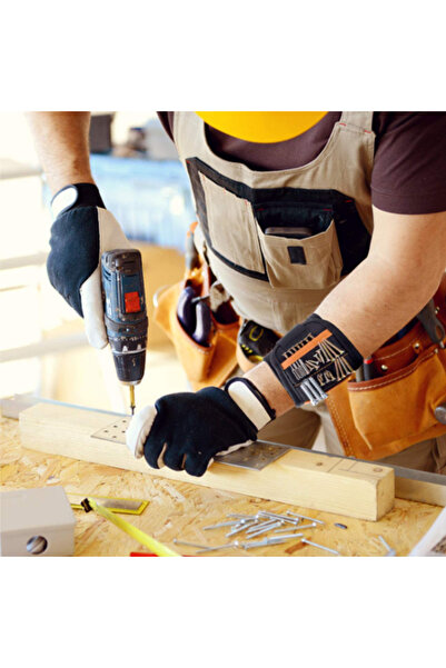 ADLUMUS Bracelet with magnets, used as a holder for metal objects, screws, nails, drills