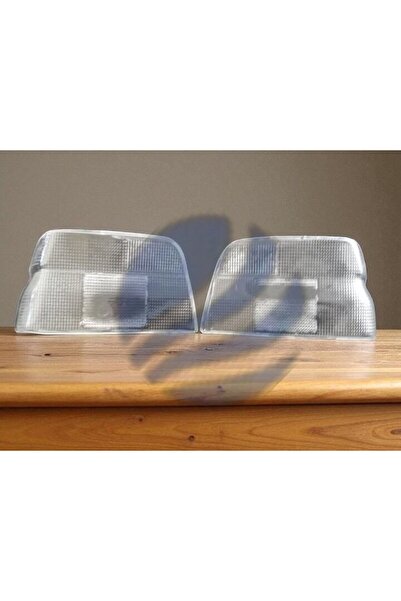 İthal Arka far stop lamba camı sag sol 2 adet -escort sedan şeffaf desenli 92...
