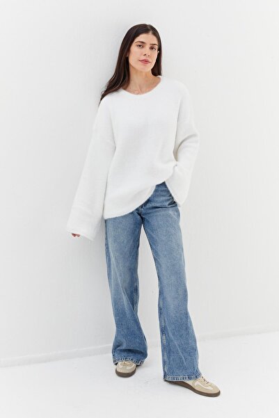 Shopping Shop Soft Textured Oversized Sweater Ekru