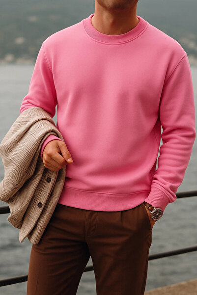 COMBİNE MİCHAİL Men's Oversized Premium Winter 3-Piece Sweater