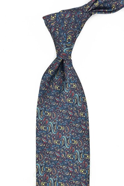 Kravatkolik Multi-Colored Shawl Pattern Printed Handkerchiefs Classic Tie Kk13340