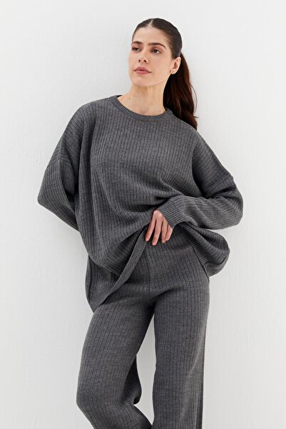 Shopping Shop طقم سترة وبنطلون تريكو FUME