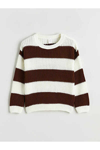 LC Waikiki Pulover pentru băiat cu guler rotund