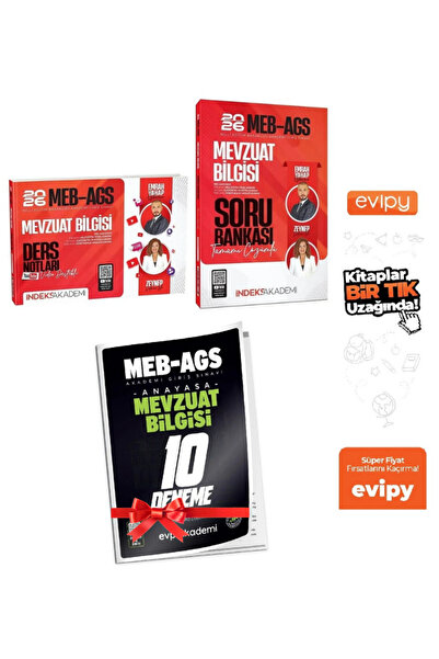 İndeks Akademi Emrah Vahap Özkara | 2026 MEB-AGS Akademisi Mevzuat Bilgisi De...