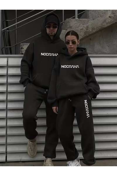 Flaubert Falubert-Unisex Printed Oversized Sweater - Sweatpants 2-Piece Set 5m