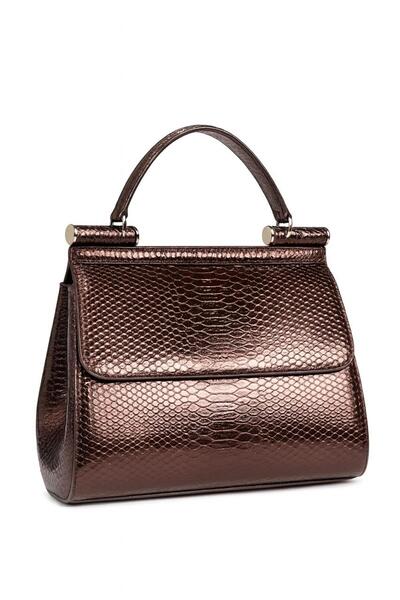 Generic Women’s Elegant Party Handbag – Shiny Evening Top Handle Mini Bag – 22 × 15 cm