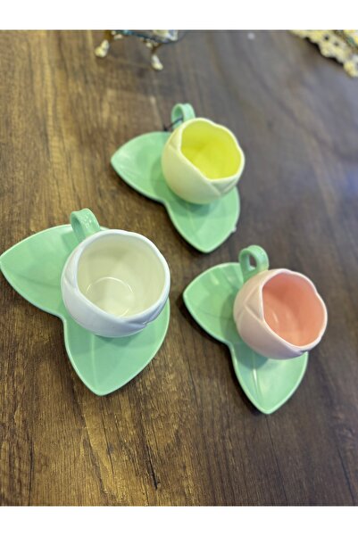 hediye ESTERHOMEDECOR 6 Kişilik kahve fincan takımı