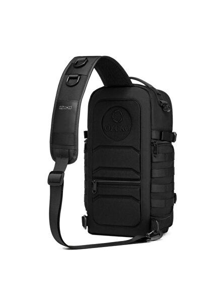 OZUKO 9585 Waterproof Tactical Crossbody Sling Bag for Men with Tripod Holder