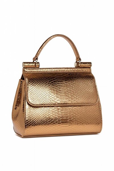 Generic Women’s Elegant Party Handbag – Shiny Evening Top Handle Mini Bag – 22 × 15 cm