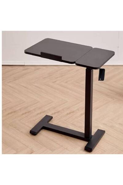 NKX Adjustable Height Black Side Desk Compact & Versatile Workstation