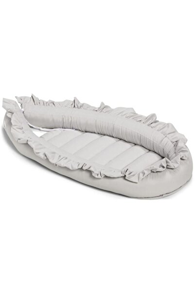 LITTLE ANGEL - Baby Lounger Nest – Newborn Infant Sleeper Pod Bed With Ruffle