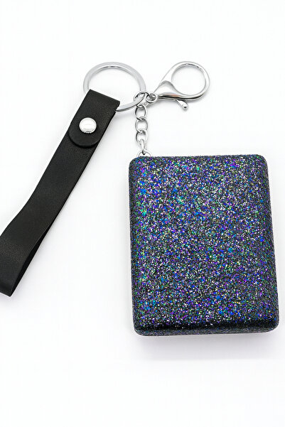 MakeWell Renk Renk Simli Çift Taraflı Klipsli Büyüteçli Dikdörtgen Küçük Cep ...