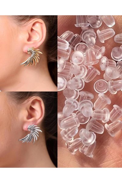 İlraysa 3-Piece Product Set: Gold and Silver Women's Earrings |   200 Pieces ...