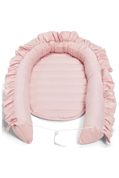 LITTLE ANGEL - Baby Lounger Nest – Newborn Infant Sleeper Pod Bed With Ruffle
