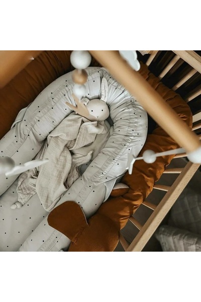 LITTLE ANGEL - Baby Portable Lounger Nest – Newborn Infant Sleeper Pod Bed