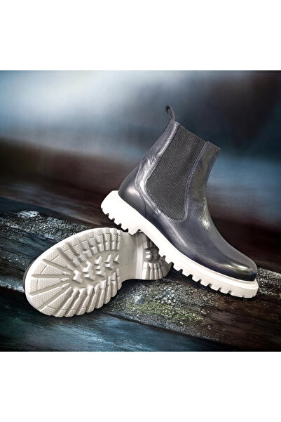 VİVA SHOES 100% Genuine Leather Eva Sole Chealsea Men's Boots