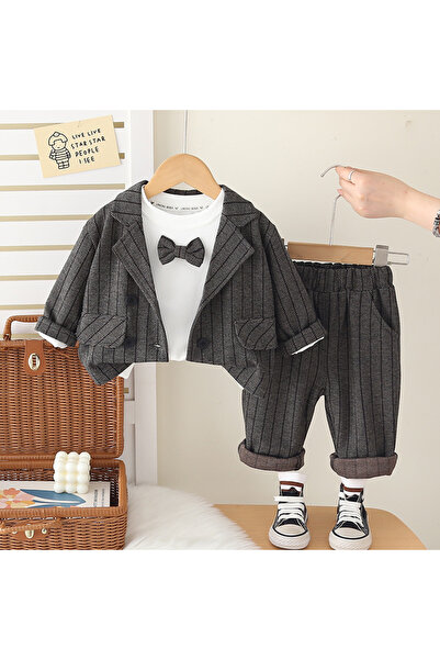 nannie Elegant Grey Suit for Boys Damian - 2-3 years
