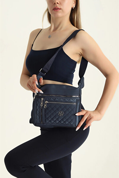 FHD BAGS Multi-Compartment Quilted Daily Crossbody Women's Shoulder Bag (Sati...