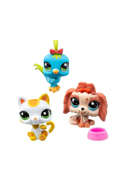 Littlest Pet Shop Set of 3 figurines Littlest Pet Shop – Set Pet Trio, City Vibes