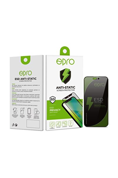 EPRO iPhone 17 Pro Max HAYALET ANTİ STATİC TAM EKRAN KORUYUCU