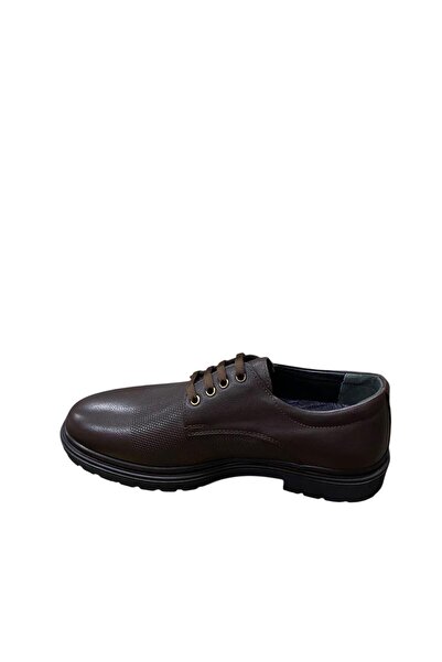 Bemsa Men's Short Thick Heeled Lace-Up Shoes