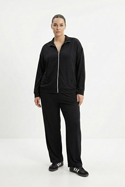 Elisho Σετ φόρμας με δύο κορδόνια, φερμουάρ και τσέπες καγκουρό