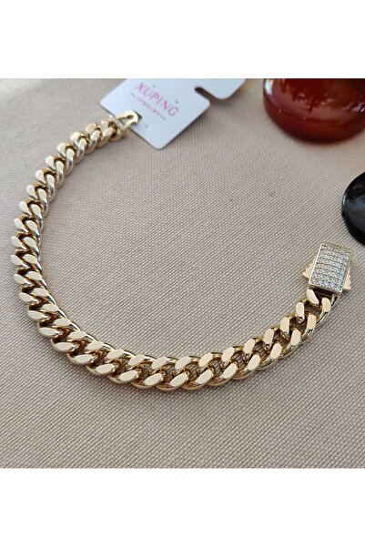 Bilge Takı Gurmet Model Modern ve Şık Tasarım Zirkon Taşlı Xuping Çelik Bileklik