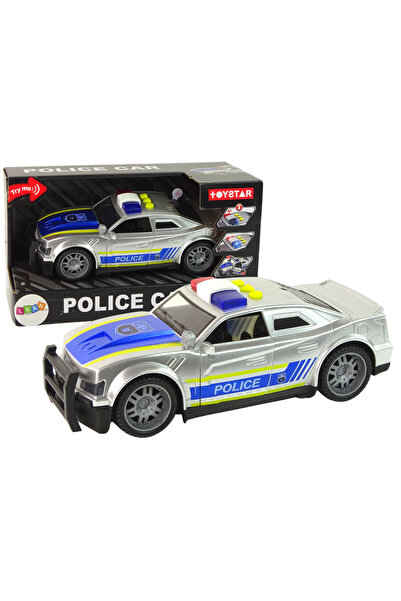 Bebelul Αστυνομικό Αυτοκίνητο 1:14 Ασημί με Φώτα και Ήχους