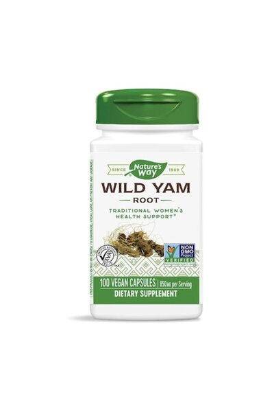 Natures Way Wild Yam 425 mg, 100 capsules
