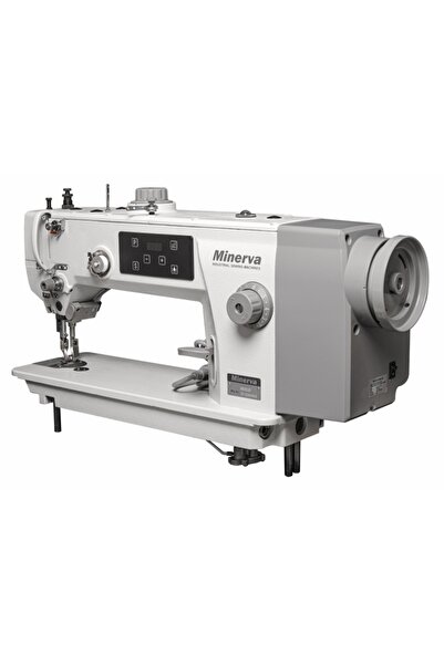Minerva M0201JD industrial sewing machine with double feed for thick materials and leather