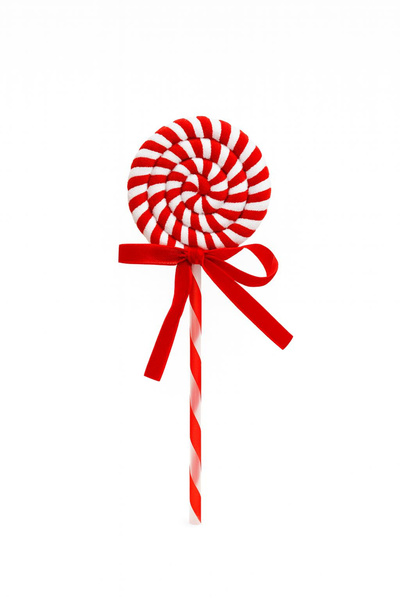 OEM Set de 12 decorațiuni de Crăciun cu acadele roșii, 23 cm, model bomboane ...