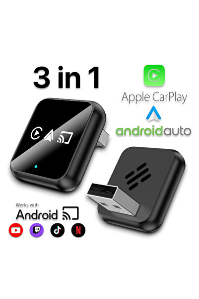 Niru Adaptor Auto Wireless AirDrive X Android – CarPlay, Android Auto fara fir + Netflix/YouTube
