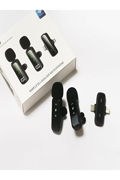 Generic Wireless Microphone-Two-In-One Clip-On Noise-Cancelling Microphone - One-Plus-Three Microphone - T20