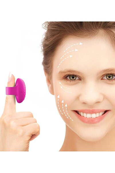 GENERIC4 جهاز تدليك صغير للوجه والعينين اهتزازي - محمول قابل لإعادة الشحن عبر...