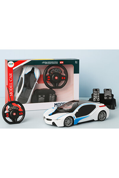 Bebelul RC Car with Steering Wheel Accelerator and Brake Pedals 3 years+